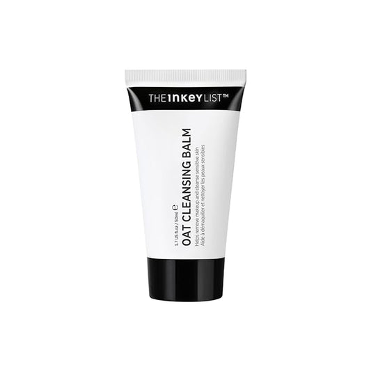 The INKEY List Mini Oat Cleansing Balm, Rich Balm Removes Makeup and Impurities, Reduces Redness, Travel Size, 1.69 Fl Oz each-VivaGrace Women