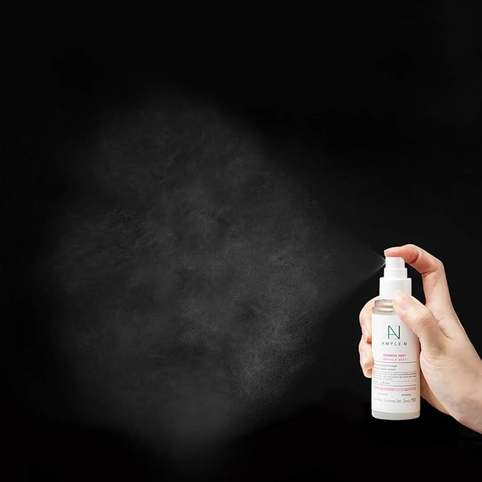 CORÉANA AMPLE:N Ceramide Shot Ampoule Mist - Hydrating Face Spray to Strengthen Skin Barrier – Moisturizing and Skin Repairing Face Ampoule Mist to Restore Vitality, 2.7 fl.oz.-VivaGrace Women