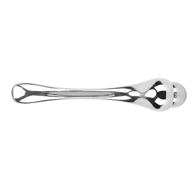 Eye Cream Massage Stick Magnetic Double Head Eye Cream Applicator for Facial Skin Care Silver-VivaGrace Women