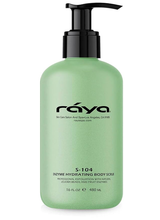 RAYA Enzyme Hydrating Body Scrub 16 oz Cucumber Scent (S-104) | Gentle and Exfoliating Body Scrub | Made with Seaweed, Jojoba Beads, and Fruit Enzymes-VivaGrace Women