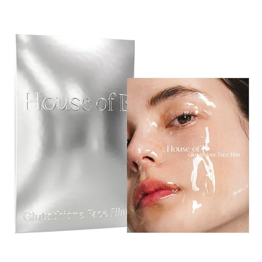House of B Glow Glutathione 2-Step Face Film Set for Wrinkle Reduction & Skin Tone Enhancement, Shine Your Light with Korean Mask-VivaGrace Women
