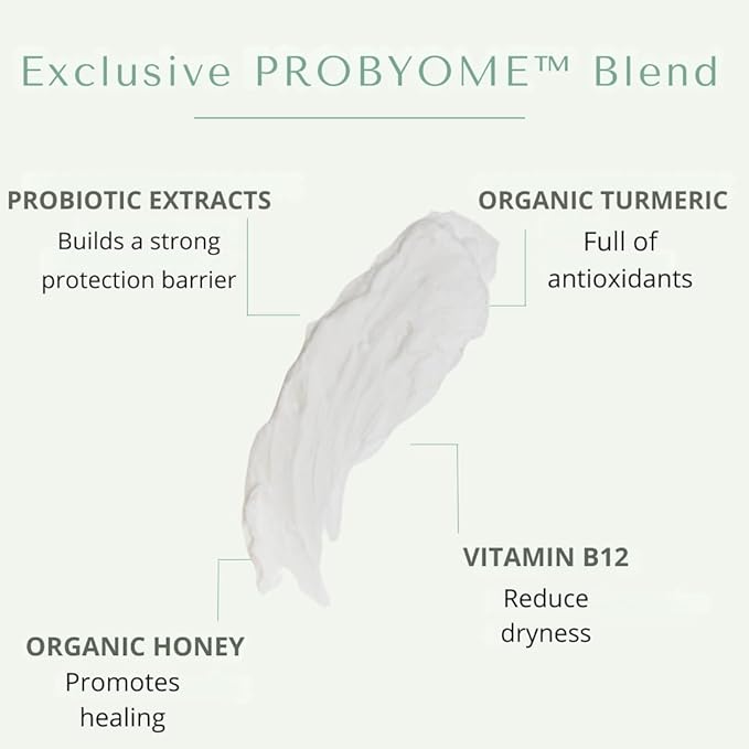 Yobee Body & Face Moisturizing Cream for Dry, Sensitive Skin | Probiotic extracts, Honey, Turmeric, Vitamin B12, Ceramides, Shea Butter | Fragrance Free | For Kids & Adults (2)-VivaGrace Women