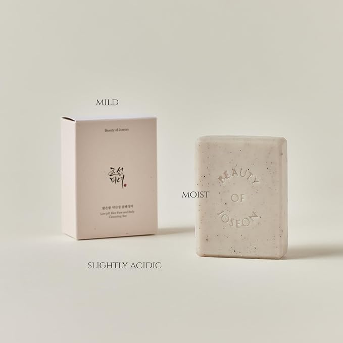 Beauty of Joseon Low pH Rice Face and Body Cleansing Bar Soap Gentle Moisturizing Clenaser For Sensitive Skin Korean Skincare 100g