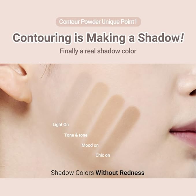 ETUDE Contour Powder 01 Creator (23AD) | Bronzer And Contour Palette To Effortlessly Define The Face Like A Selfie | Smooth, Velety Texture | Natural Look-VivaGrace Women