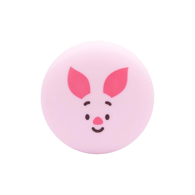 The Crème Shop x Disney Macaron Lip Balm Winnie The Pooh Lemon Honeycomb Crème Korean Scented Pocket Portable Vitamin E Shea Butter (Piglet (Rosy Watermelon))-VivaGrace Women
