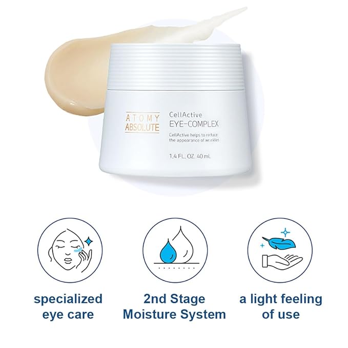 Atomy Absolute CellActive Eye Complex 40ml (1.4. FL. OZ.) Eye Cream for Face, Skin Care Routine.-VivaGrace Women