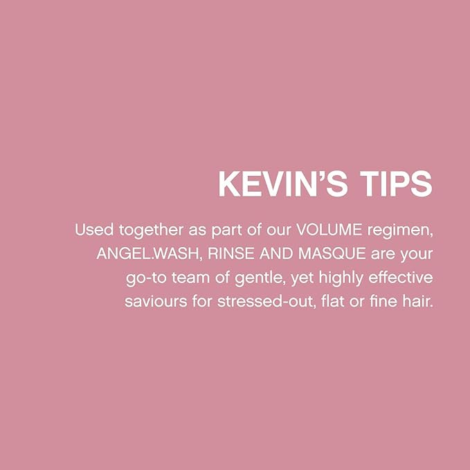 KEVIN.MURPHY ANGEL.MASQUE - Hair Masque for Damaged Hair - For Fine, Dry, Coloured Hair - Deep Conditioning Hair Treatment - With Lotus Flower & Bamboo Extract - Sulphate Free - 200 mL / 6.7 fl oz-VivaGrace Women