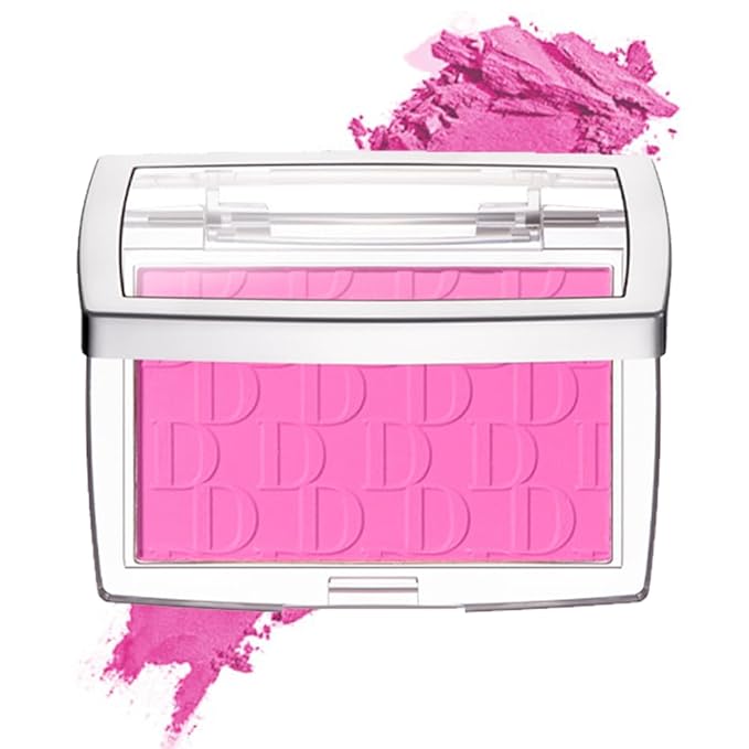 Pink Powder Blush Palette, Multi-Use Makeup Blusher Pink Face Powder for Eyes, Lips, Cheeks, Blendable Formula-VivaGrace Women
