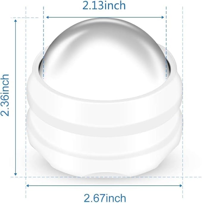 Cold Massage Roller Ball - Gifts for Boyfriend Him Men Women, Stays Cold for 6 Hours, Muscle Recovery Tools,Personal Care Massage Essentials,Rapidly Relieve Muscle Pain and Tension-VivaGrace Women