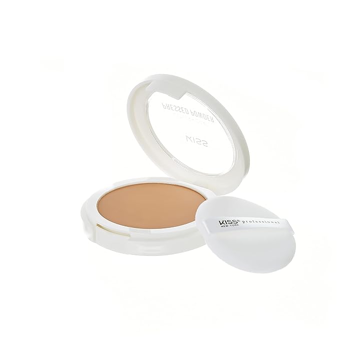 KISS Cover and Care Acne Control Pressed Powder- APP419 (Nutmeg)-VivaGrace Women