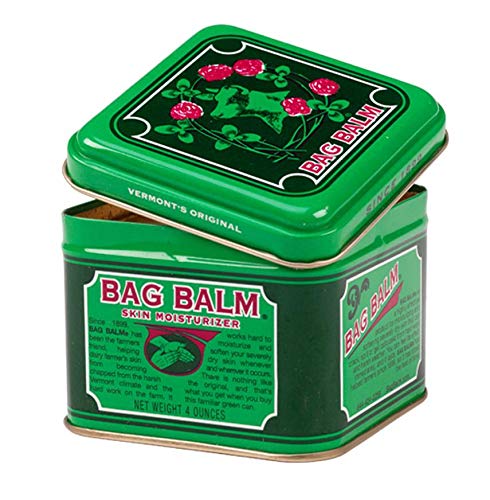 Bag Balm Vermont's Original for Dry Chapped Skin Conditions (1 Ounce Tin (2 Pack))-VivaGrace Women