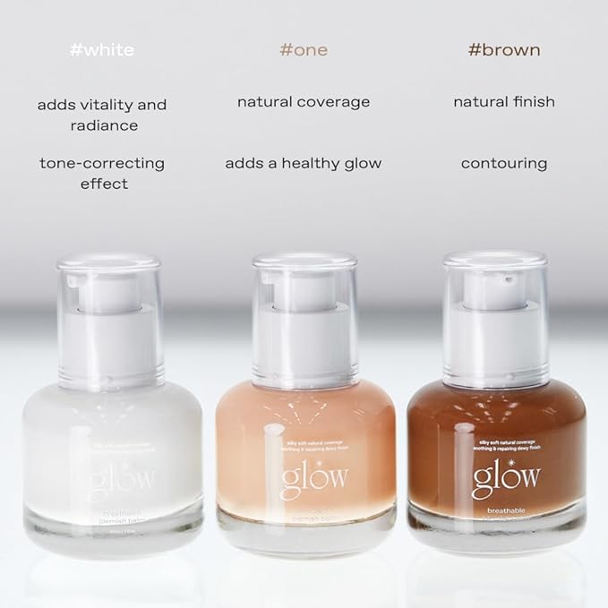 glow breathable blemish balm #one : Cruelty-Free & Artificial Fragrance-Free, Essential Oil-Free, Gluten-Free, lightweight & hydrating bb cream that feels like skincare, 1 Fl Oz-VivaGrace Women