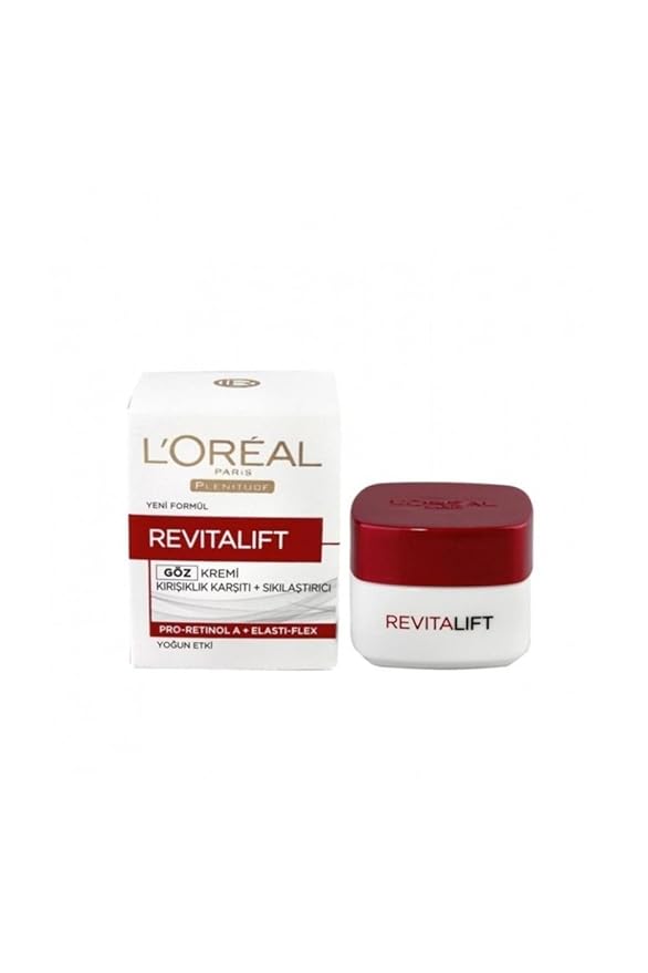 L'Oreal Paris Plenitude Revitalift Anti-Wrinkle Plus Firming Eye Cream for Unisex, 0.5 Oz-VivaGrace Women