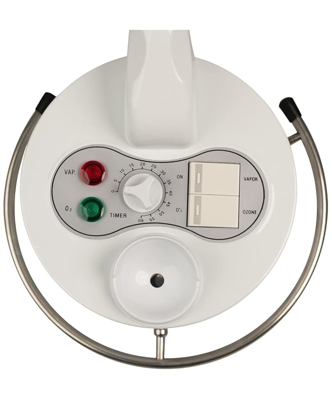 Buy-Rite Salon & Spa Equipment Marie Ozone Professional Facial Steamer, Skin Care Equipment for Deep Cleaning; Adjustable Height, 360' Swivel, Timer and Automatic Shut-Off, MEI-2001-VivaGrace Women