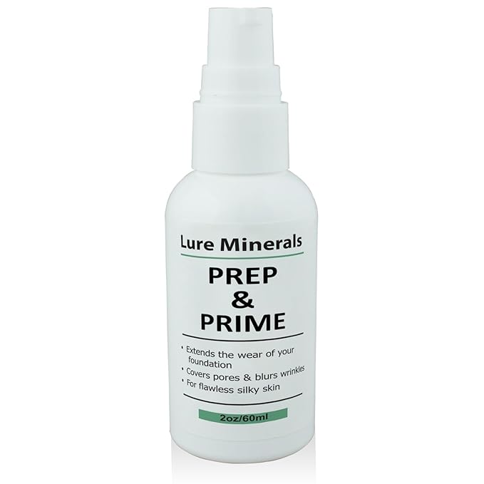 Lure Minerals Prep and Prime Foundation Primer, 2oz (Compare to Bare Min,)-VivaGrace Women