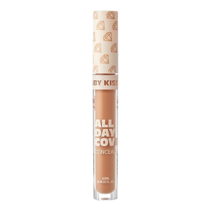 Ruby Kisses All Day Concealer Lightweight Full Coverage Multi-Use Concealer 0.13 Fl Oz (Warm Honey)-VivaGrace Women