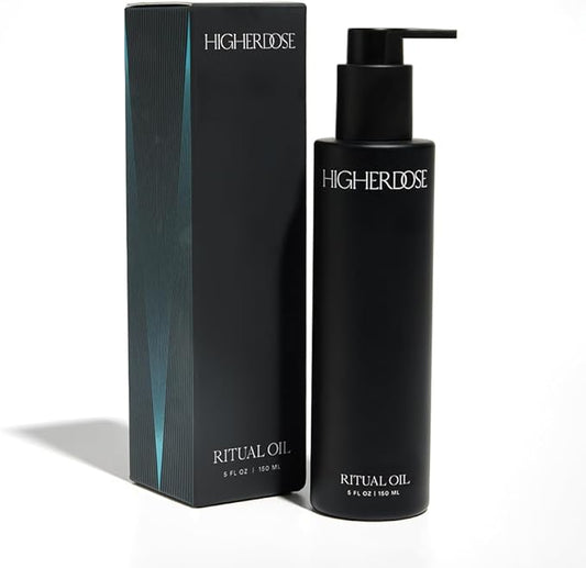 HigherDOSE Ritual Oil - Ayurvedic Daily Nourishing Body Oil for Dry Skin - Moisturizing Body Oil Enriched with Sea Buckthorn & Essential Oils to Deliver Nourished, Toned & Glowing Skin (5 Fl Oz)-VivaGrace Women