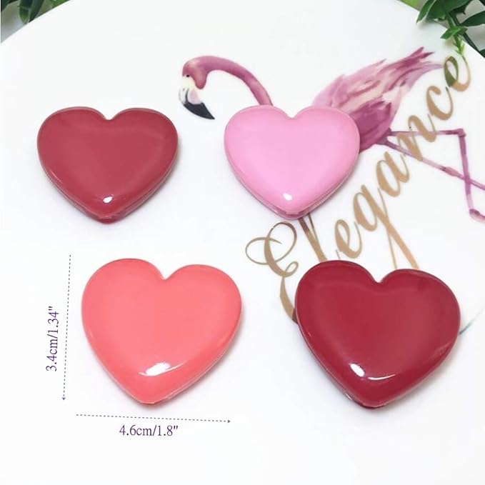 RONRONS 8 Pack Empty Eyeshadow Palette Mini Heart Shaped Lipstick Container Case DIY Cosmetics Container with Mirror-VivaGrace Women