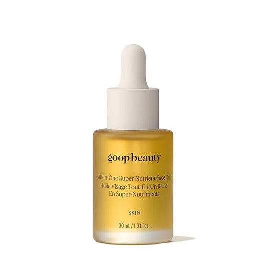 goop Beauty Nutrient Face Oil | Anti Aging Moisturizer for Smooth Skin Texture & Wrinkles | Bakuchiol, Cacay, & Organic Amla | 1 fl oz-VivaGrace Women