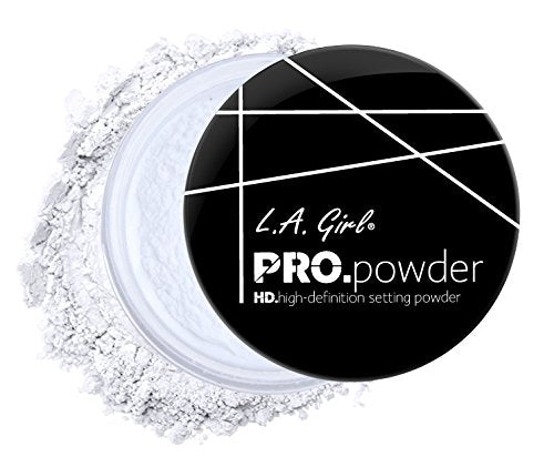 L.A. Girl Pro Powder High Definition Setting Powder Translucent Pack, Matte finish, Clear, 3 Count(Pack of 1)-VivaGrace Women