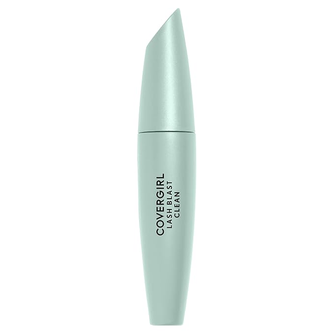 CoverGirl Lash Blast Clean Volume Mascara, Vegan Formula, Volumizing, Smudge-Proof, Cruelty Free, Black Brown, 1 Count