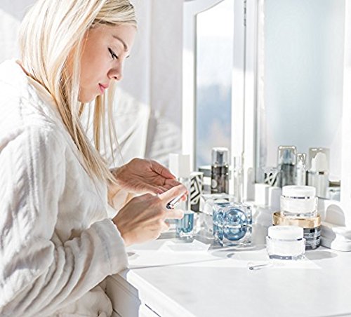 Forever Flawless Diamond Infused Eye Serum. Blue Diamond Eye Serum Formulated to Diminish Puffiness, Bags, Dark Circles, Wrinkles, and Fine-Lines around the Eyes.-VivaGrace Women