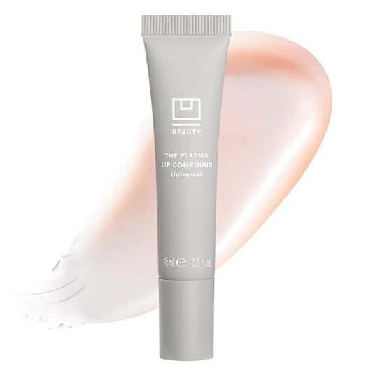 U Beauty The PLASMA Lip Compound - Anti-Wrinkle & Anti-Aging Treatment - Clear Plumping Lip Gloss with Hyaluronic Acid for Deep Hydration - Salicylic Acid, Vitamin E, & Peptides Contour Lips, 15 mL-VivaGrace Women