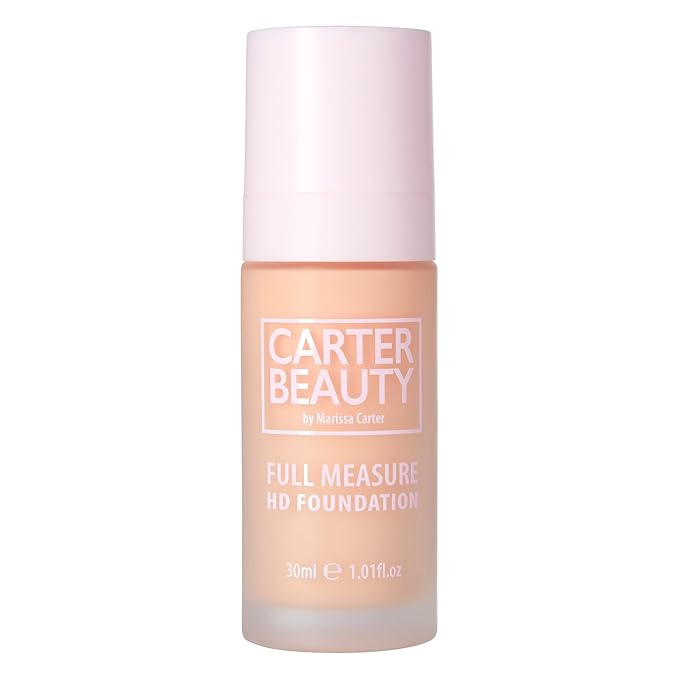 Carter Beauty By Marissa Carter Full Measure HD Foundation- Water-Based, Super Soft Skin Perfector - Vegan And Cruelty Free, Paraben And Sulfate Free - Meringue - 1.01 OZ-VivaGrace Women