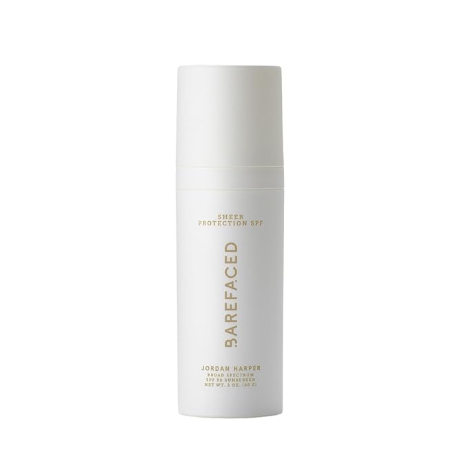 Barefaced Sheer Protection SPF 50+ – Broad-Spectrum Face Sunscreen for women with Zinc Oxide, Niacinamide & Hyaluronic Acid – Oil-Free UV Protection, Hydration & Anti-Aging with Universal Tint (60ml)-VivaGrace Women
