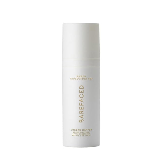 Barefaced Sheer Protection SPF 50+ – Broad-Spectrum Face Sunscreen for women with Zinc Oxide, Niacinamide & Hyaluronic Acid – Oil-Free UV Protection, Hydration & Anti-Aging with Universal Tint (60ml)-VivaGrace Women