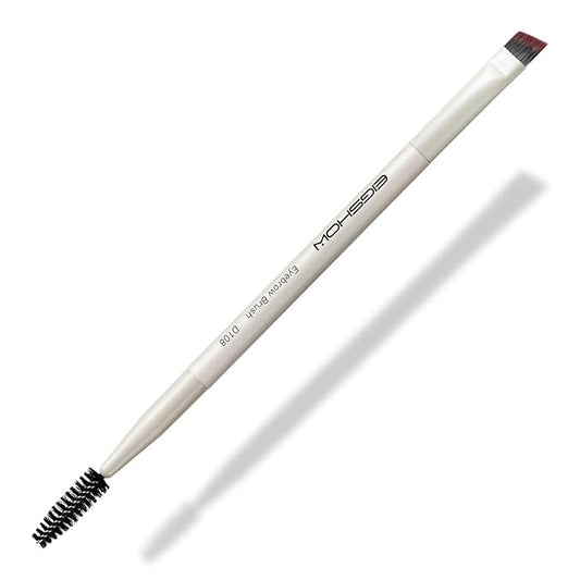 Eyebrow Brush, Dual-ended Angled Eyebrow Brush for Brows or Lashes D108 - Black-VivaGrace Women