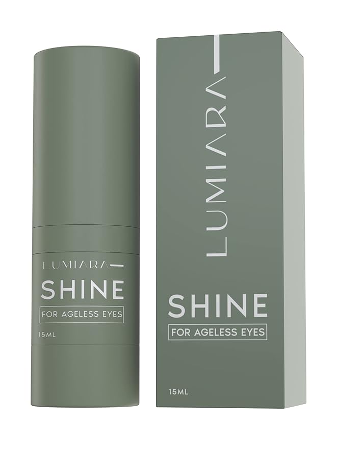 Lumiara Shine Anti Aging Eye Serum - Hydrating and Brightening Serum For All Ages & Skin Types - Organic, Paraben Free, Cruelty Free & Plant Based Wrinkle Reduction - Made In The USA - 15 ml-VivaGrace Women