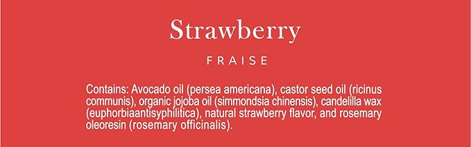 Vegan Lip Balm by PURE + SIMPLE Strawberry Set-VivaGrace Women