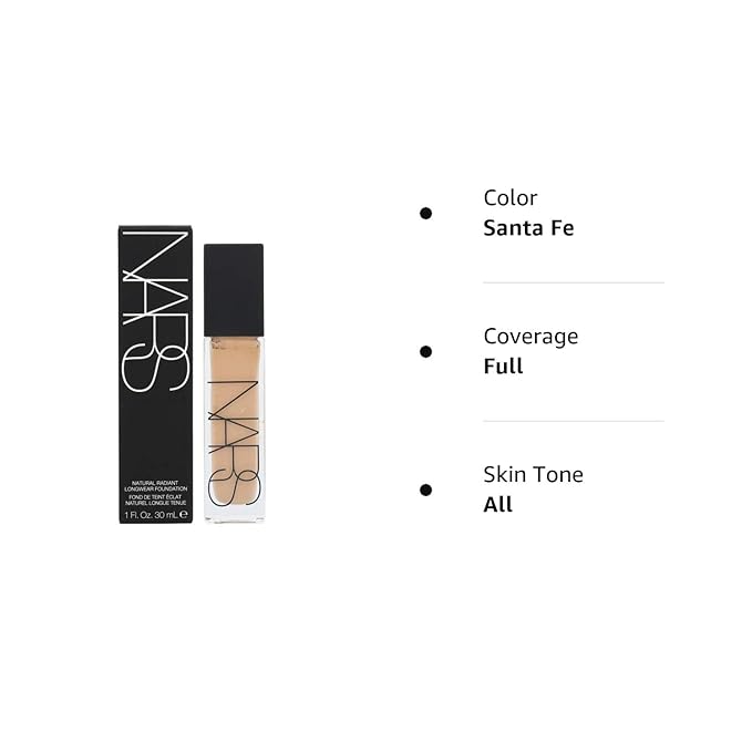 Natural Radiant Longwear Foundation - Santa Fe by NARS for Women - 1 oz Foundation-VivaGrace Women