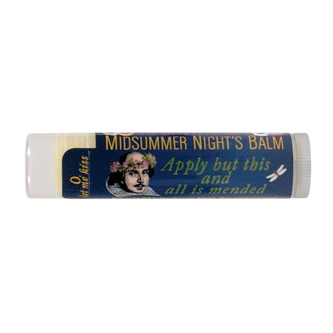 Shakespeare's Midsummer Night's Lip Balm Tube, Cherry Flavored - Cruelty-Free and Made in the USA from Natural and Imported Ingredients-VivaGrace Women