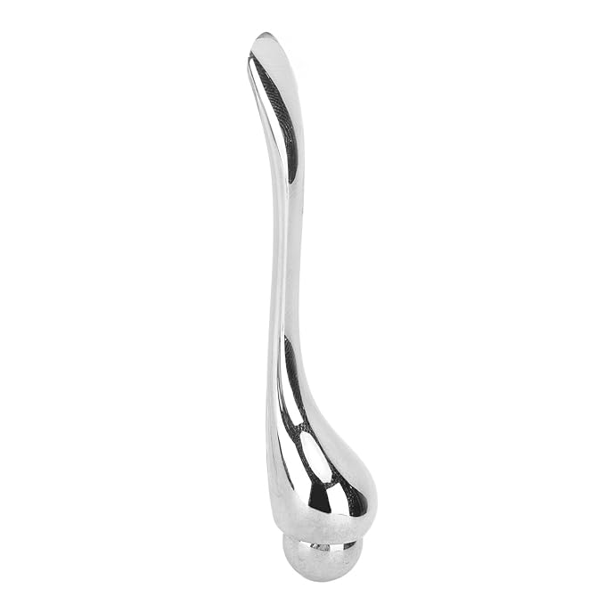 Eye Cream Massage Stick Magnetic Double Head Eye Cream Applicator for Facial Skin Care Silver-VivaGrace Women