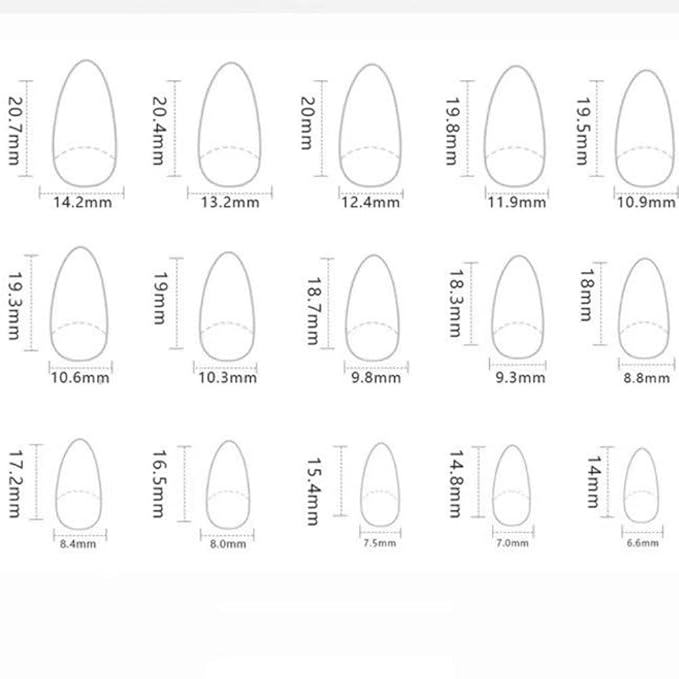 Purple Press on Nails Medium Almond Fake Nails Lavender False Nails with Design Flower Glue on Nails Glossy Full Cover Reusable Artificial Acrylic Stick on Nails For Women Girls Manicure 24PCS