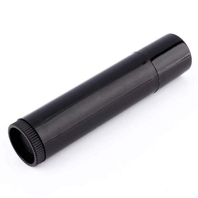 100PCS 5ml Chapstick Containers,Empty Lip Balm Tubes Empty Chapstick Tubes Clear Black White Empty Lipstick Lip Balm Container Tube-VivaGrace Women