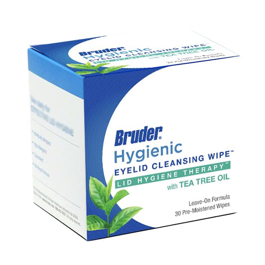 Hygienic Eyelid Cleansing Wipes with Tea Tree Oil l Relief from Demodex l Pre-Moistened, Rinse-Free Exfoliating Wipes Remove Excess Oil and Debris from Eyelids & Lashes l 30 Count Box-VivaGrace Women