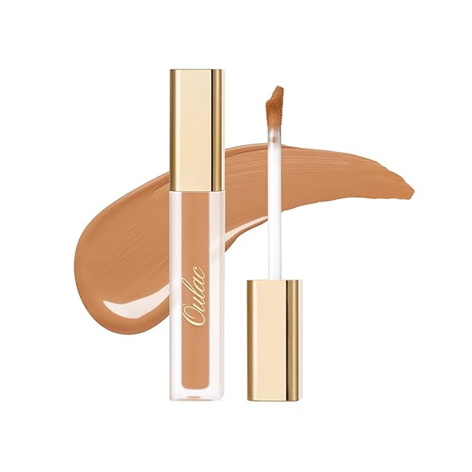 Oulac Concealer Full Coverage, Concealer Stick for Dark Circles, Hydrating Concealer Infused with Hyaluronic Acid, Lightweight, Long Lasting, Vegan Concealer 3.8ml, Shade: W8 Toffee-VivaGrace Women