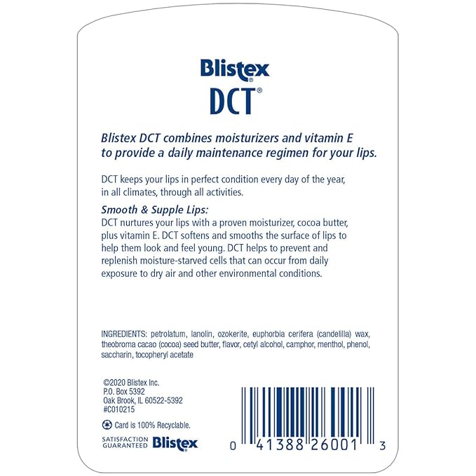 Blistex DCT Daily Conditioning Treatment 0.25 oz(Pack of 3)-VivaGrace Women