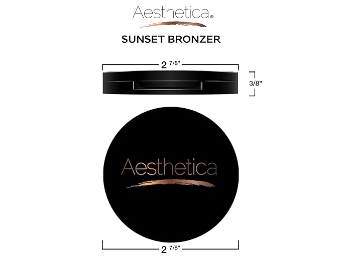 Aesthetica Sunset- Matte Bronzing Powder Makeup Contouring Powder - Vegan & Cruelty Free-VivaGrace Women