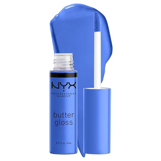NYX PROFESSIONAL MAKEUP Butter Gloss, Non-Sticky Lip Gloss - Blueberry Tart (Periwinkle Blue)-VivaGrace Women