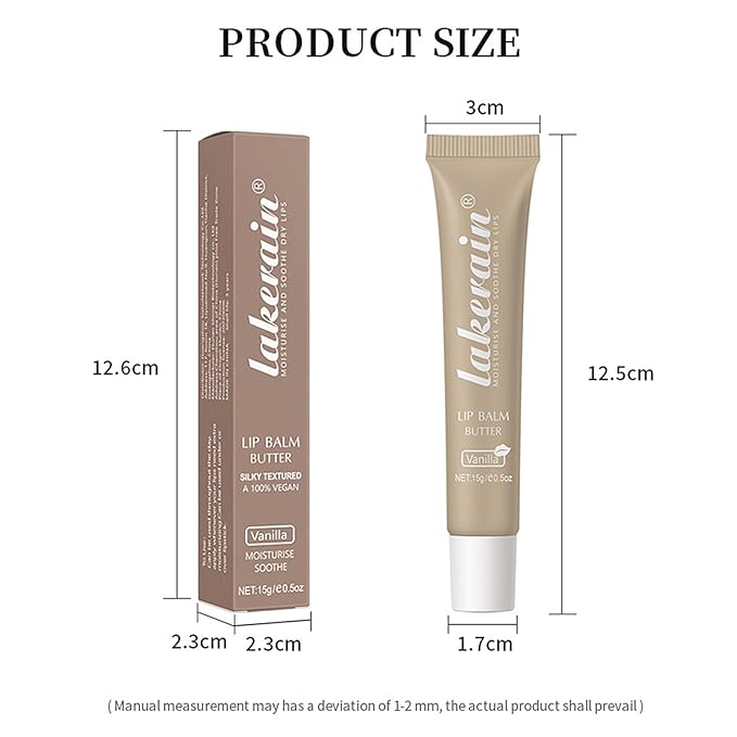 4 Color Glossy Lip Butter Balm, Moisturizing Lip Gloss Butter Non Sticky High Shiny Finish Lip Glow Oil, Natural Plumping Lip Tint Lip Care & Repair Lip Mask for Soft & Smooth & Protect Dry Lip-VivaGrace Women