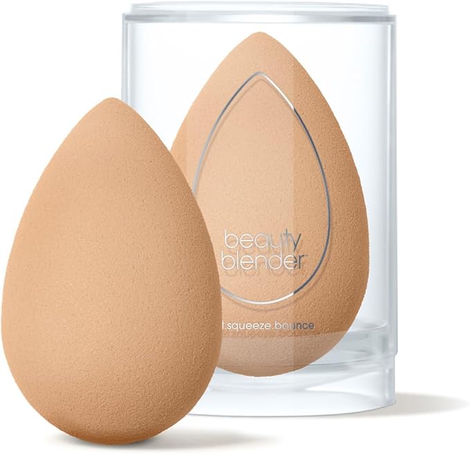Beautyblender® | Nude Beige Beauty Blender Makeup Sponge, Super-Soft Foam Easily Blends Foundations, Powders & Creams, Made in USA, Reusable, Washable, Streak Free Application, Vegan, Cruelty Free-VivaGrace Women
