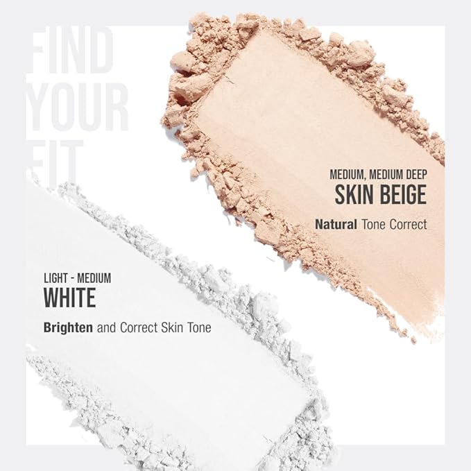 Translucent Set Finishing Powder - Sebum Control Face Loose Powder, Matte & Silky Finish, Lightweight, Long-lasting, Korean Makeup, 0.24 Oz. (01 White, 0.24 Oz.)-VivaGrace Women