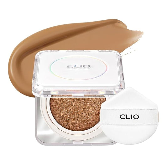 CLIO Kill Cover Founwear Cushion The Original – 20 Shades, Buildable Light to Medium Coverage, Natural Finish, Korean Makeup Foundation, Long-Lasting Skin Fit, 32C MAPLE-VivaGrace Women