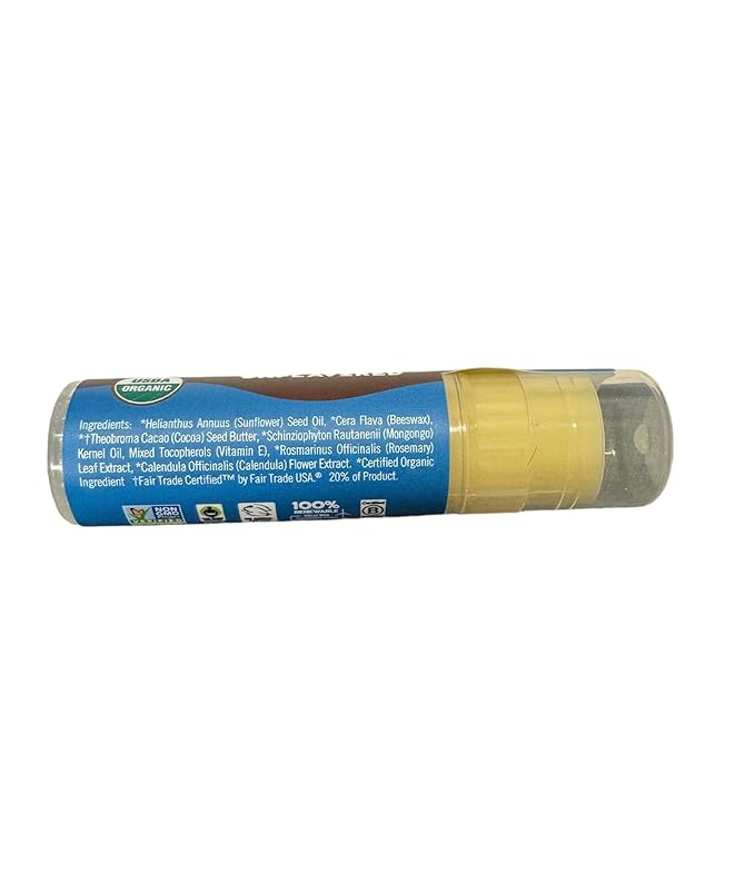 LIP BALM Mongo Kiss 6-Pack by Eco Lips 100% Organic Beeswax & Cocoa Butter Lip Care with Mongongo Oil - Soothe & Moisturize Dry & Cracked Lips - Made in USA. (Unflavored)-VivaGrace Women