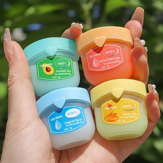 Moisturizing Lip Balm - Honey Peach Lips, 1 Count (Pack of 1)-VivaGrace Women