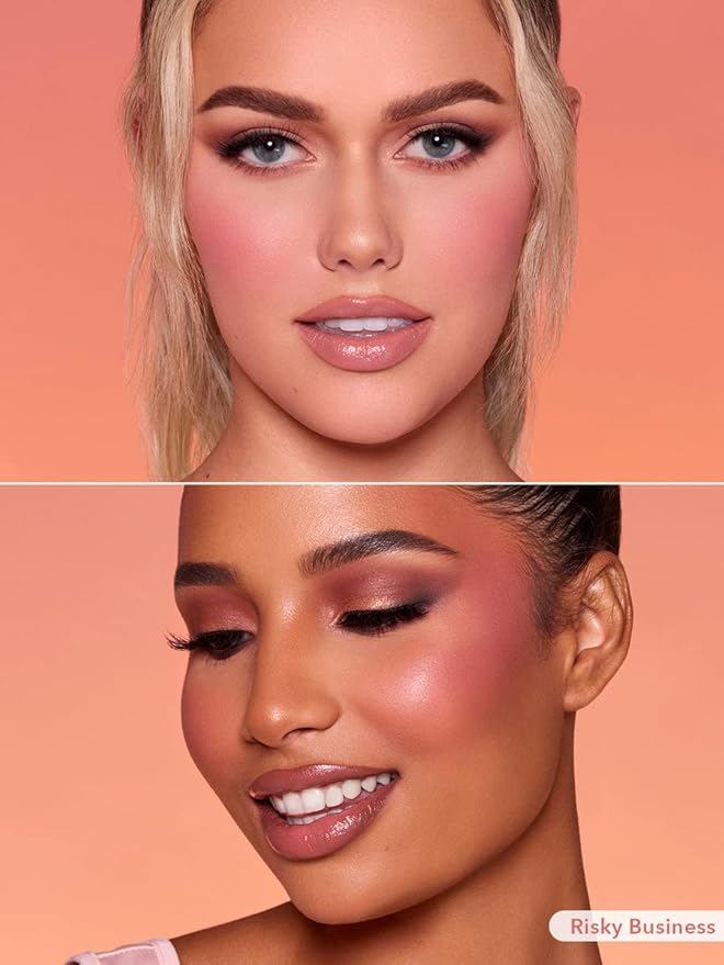 SHEGLAM Color Bloom Dayglow Liquid Blush Makeup for Cheeks Shimmer Finish - Risky Business-VivaGrace Women